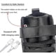 thumbnail image 4 of Pet Training Waist Pouch Bag Polyester Multiple Pockets Removable Snack Bag for Outdoor Grey, 4 of 4