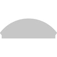 thumbnail image 5 of Ekena Millwork 56"W x 20-7/8"H x 2-3/4"P Segment Arch 4 Spoke Architectural Grade PVC Combination Pediment, 5 of 7