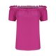 thumbnail image 3 of Camisas de Color Sólido para Mujeres Blusas de Hombro con Mangas Cortas Plisadas, Camisas de Verano Ligeras para Ocasional Y Fiesta, 3 of 6