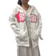 thumbnail image 2 of TRKIYQC Chaqueta Casual para Mujer, Sudadera con Capucha y Cierre de Cremallera de Manga Larga con Estampado de Letras y Bolsillo TRKIYQC moda, 2 of 8