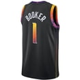 thumbnail image 4 of Kevin Durant Devin Booker Chris Paul Basketball Jerseys Deandre Ayton Phoenixs Sun Steve Nash Charles Barkley 2022 2023 City Blue Shirt Purple Jersey 1 3 35 7, 4 of 4