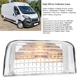 thumbnail image 3 of Mirror Indicator  Light Lens, Door Wing Mirror Turn Cover Housing with High Light Transmittance, Exterior Rearview Side  Lamp Cover Shell for  Boxer Expert, 3 of 8