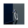 thumbnail image 4 of Gem Stone King 0.50 Ct Round Blue Mystic Topaz 10K White Gold Ring, 4 of 4