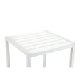 thumbnail image 3 of Pangea Home Betty 43x28" Modern Aluminum Small Bar Table in White, 3 of 3