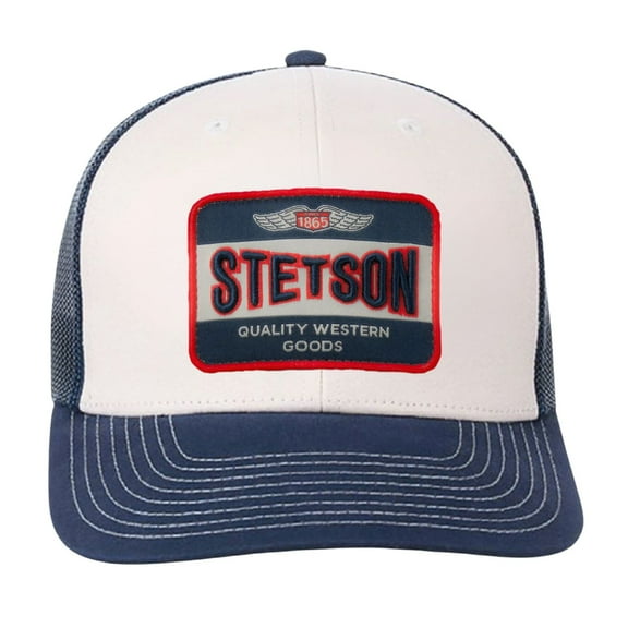 Stetson Quality Western Goods Patch Adjustable Snapback Trucker Cap Hat