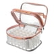 thumbnail image 1 of Bolsa de esmalte de uñas Unique Bargains organizador de esmalte de uñas rosa capacidad 35 botellas, 1 of 7