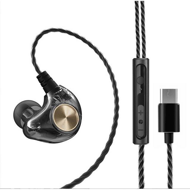 Amdohai K1 Écouteurs Filaires Hybrides Hi-Fi Écouteur Stéréo Musique Basses Profondes Réduction du Bruit Écouteur