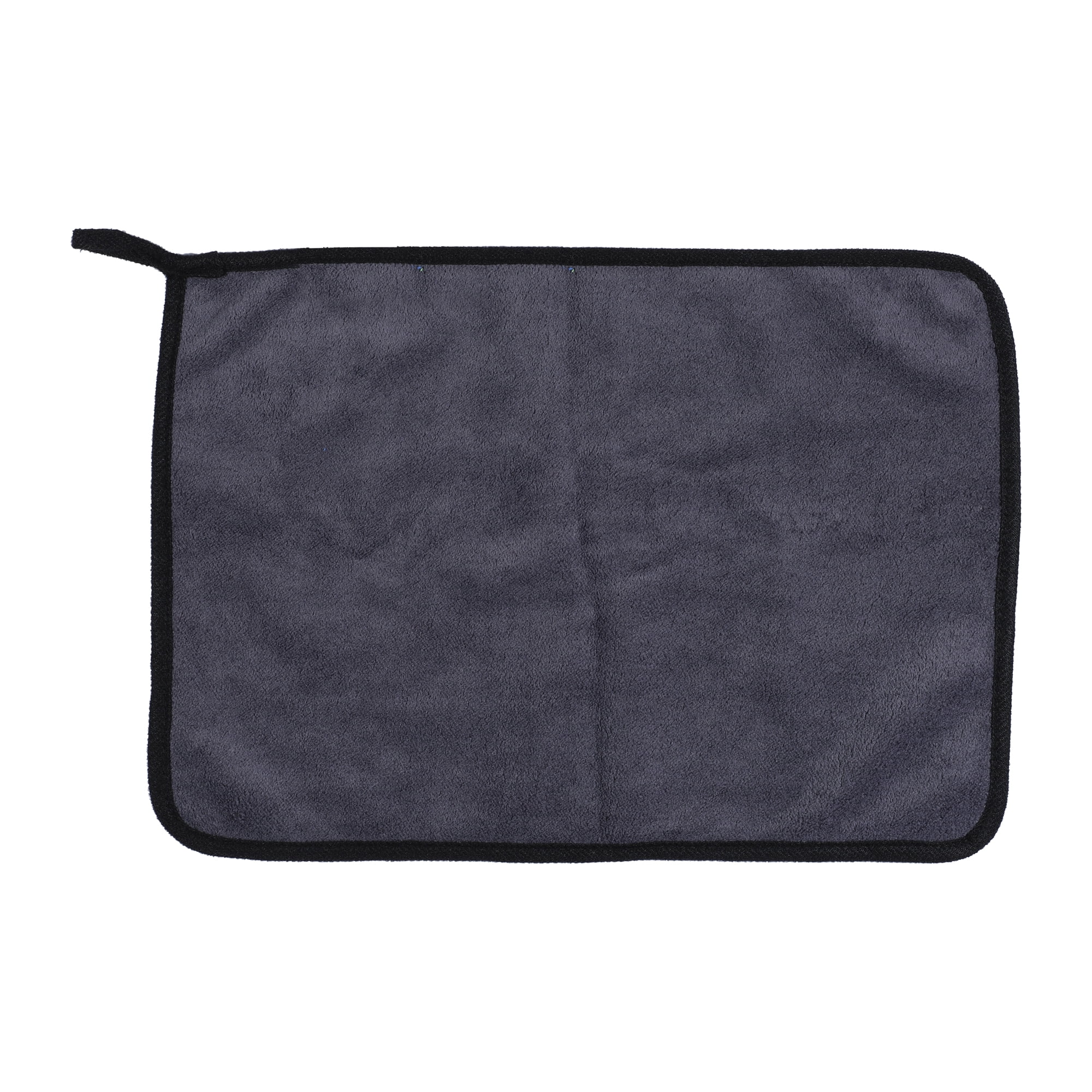 Unique Bargains Microfibre Car Drying Towel 30 x 40cm 600GSM Highly Absorbent Gray Green