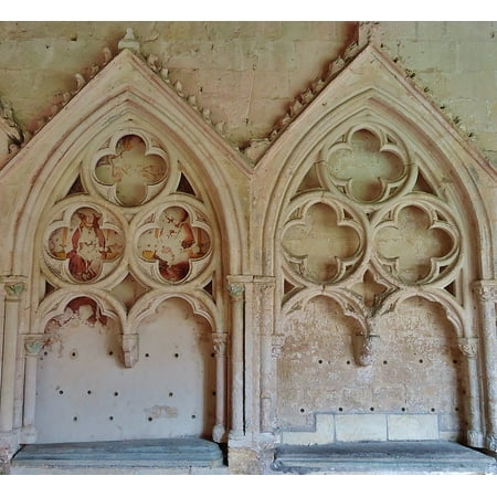 - canvas print pierre ark architecture church arches stretched canvas 10 x 14
