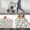 thumbnail image 6 of Car Seat Cover Baby, Winter Woodland Friends Baby Car Seat Cover for Baby Boys Girls Newborn , Infant Car Seat Canopy Cover Nursing Breastfeeding Cover Warm Blanket, 6 of 7