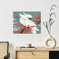 thumbnail image 6 of Susaid Cockatoo Red Berries Pattern Canvas Wall Decor Poster Framed Artwork Decoration for Bedroom Home Office Ready to Hang,Horizontal, 6 of 6