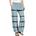 thumbnail image 2 of Piuwrlz Loose Pants Kids Girls Boys Sweatpants Loose Light Blue Size 4 Years, 2 of 8