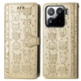 thumbnail image 2 of Funda Cartera FOXDOCK para Xiaomi 15 , Flip PU con Relieve de Gatos y Perros, Tarjetero y Soporte, 2 of 6