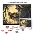 thumbnail image 6 of 500 PCS Forests Woman And Wolf 1000 Piece Vintage Jigsaw Puzzles,Challenging Brain Exercise,Wonderful Imagination,Wooden Puzzle,Great For Relaxation And Display For Puzzle Enthusiast, 6 of 6