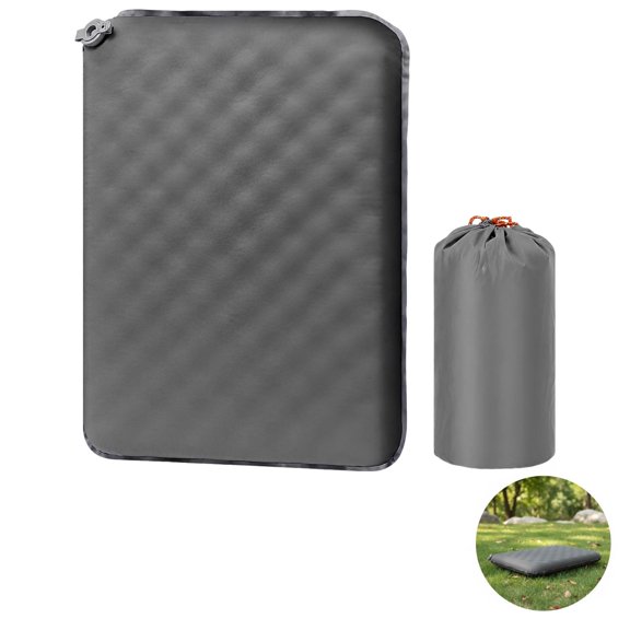 Inflatable Seat Cushion, Self-inflating Cushion for Airplane Travel, 5s Fast Inflate Lightweight Compact Sitting Pad for Stadium Bleachers Camping, Portable 7.5 x 3.5 in / 19 x 9 cm Size