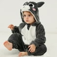 thumbnail image 3 of Baby Winter Jumpsuits Baby Boys Hooded Jumpsuit Warm Long Sleeve Outwear Baby Fall Outfits for 4-5 Years, 3 of 4