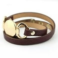 thumbnail image 6 of Leather Engraved Cuff Bracelet Men Women Monogram Blank Wrap Leather Bracelet, 6 of 9
