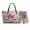 Cherry Blossom Cardinal, variant on ZUXONGSY Cow Daisy Print 2 Pieces Handle Handbag and Wristlet Wallet for Women Large Top Handles Satchel Handbags Long Wallet, Top Handle Tote Bag with PU Purses for Tours Hiking