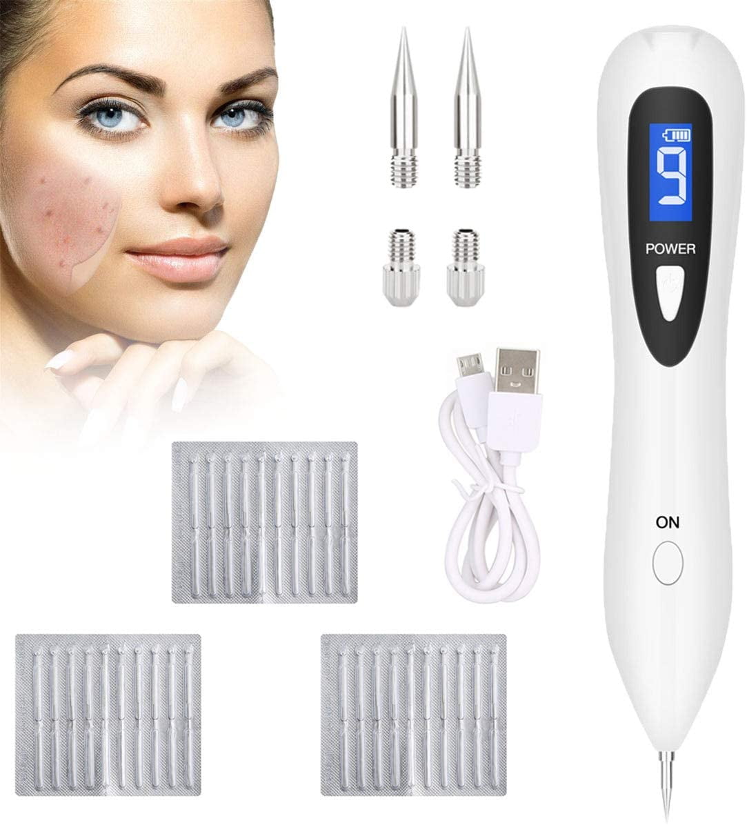 Skin Tag Pen, Skin Tag Repair Kit Portable Beauty Equipment With Home Usage, USB Charging