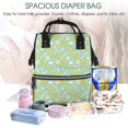 thumbnail image 5 of Honeii Easter with eggs and flowers Pattern Mummy Diaper Bag Backpack Durable Maternity Baby Nappy Casual Shoulder Bags Travel Hiking Outdoor Pack, 5 of 6