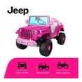 thumbnail image 4 of Vehículo Montable Fisher Price Power Wheels Barbie Jeep Wrangler, 4 of 4