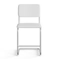 thumbnail image 3 of Pemberly Row Fabric Counter Height Stool (Set of 2) in White, 3 of 5