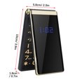 thumbnail image 1 of Teléfono celular con tapa teléfono móvil de larga espera pantalla táctil teléfono con tarjeta dual teléfono celular con tapa para niños mayores pantalla táctil de 28, 1 of 8