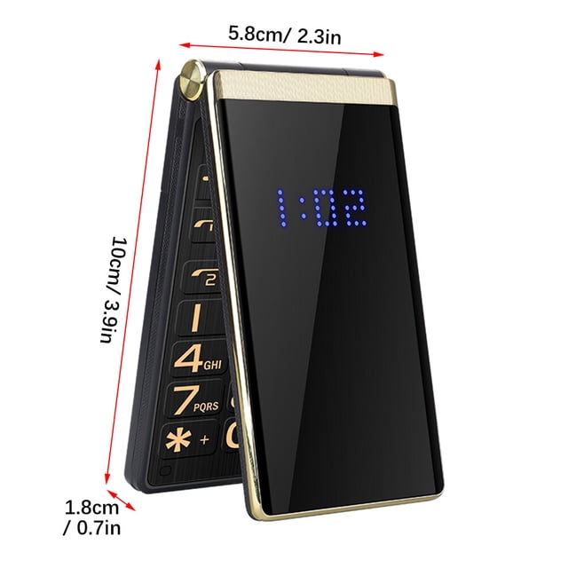 Teléfono celular con tapa teléfono móvil de larga espera pantalla táctil teléfono con tarjeta dual teléfono celular con tapa para niños mayores pantalla táctil de 28