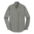 thumbnail image 5 of Yellow Rooster Men's SuperPro Twill Versatile Shirt Monument Grey 2XL, 5 of 6