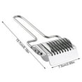 thumbnail image 2 of Stainless Steel Noodle Slicer Hanging Vegetable Peeler Rotated Dough Kitchen Making Tool, 2 of 8