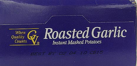 Great Value Roast Garlic Mashed Potatoes