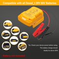thumbnail image 2 of Cable puente de batería Jump Starter Xinriga para Dewalt de 20 V y 60 V, 2 of 7