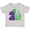 AC-Heather Grey, variant on Inktastic 2nd Birthday Dinosaur Boys Toddler T-Shirt