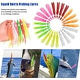 thumbnail image 3 of Fishing Lures Octopus Squid Skirts Soft Plastic Lures Trolling Saltwater Bait 50pcs/lot, 5cm Random Colors, 3 of 6