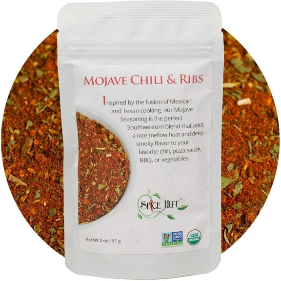 The Spice Hut - Southwestern Mojave Seasoning - Organic, Salt-Free Seasoning - All-Purpose Seasoning for Tex-Mex, BBQ, Tacos, Vegan, Gluten-Free, Keto -NO MSG- 2oz Resealable Pouch