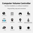 thumbnail image 2 of Controlador de Volumen Mini Hugtrwg para Computadora 5USB, 2 of 6