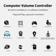 thumbnail image 2 of Perilla del controlador de volumen del altavoz de la computadora de la PC sin pérdidas del control de volumen del Usb, 2 of 5