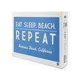 thumbnail image 1 of Hermosa Beach, California, Eat, Sleep, Beach, Repeat, Simply Said (1000 Piece Puzzle, Size 19x27, Challenging Jigsaw Puzzle for Adults and Family, Made in USA), 1 of 4