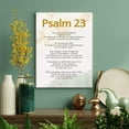 thumbnail image 3 of Inspirational Bible Verse Print Psalm 23 the Lord is My Shepherd Scripture Paintings Canvas Wall Art Poster Artwork Ready to Hang Modern Home Decor, 3 of 5