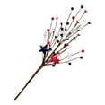 thumbnail image 2 of Fall Decor Fake Plants Independence Day Decorative Gift Imitation Floral Branch Red White Blue Berry, 2 of 6