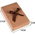 thumbnail image 2 of 25 Pcs Gift Boxes, Square Empty Gift Boxes, Folded Paper Boxes, Large Kraft Gift Boxes with Bow Ribbon, Square Gift Cardboards for Gifts, Party, Birthday, Wedding., 2 of 5