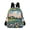 Hillside with Wildflowers and Houses, variant on JIALIOU Mini Backpack Purse for Women Quilted Casual Daypack Small Travel Shoulder Bag, Gray Cat Hiding under Blanket