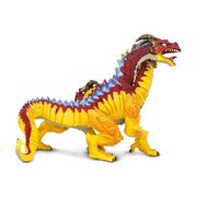 Safari Ltd. Fire Dragon Figurine - Vibrantly Colored 8.5 Model Figure - Fantasy Toy for Boys, Girls & Kids Ages 4+