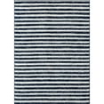 thumbnail image 3 of Luxe Weavers Moroccan Lines Area Rug Navy 6x9, Easy Clean Modern Home Décor Rug, 3 of 10