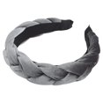 thumbnail image 1 of Diadema para mujer, diadema trenzada de terciopelo, diadema de moda, accesorios cruzados para el cabello Vhermosa YZY1071-3, 1 of 4
