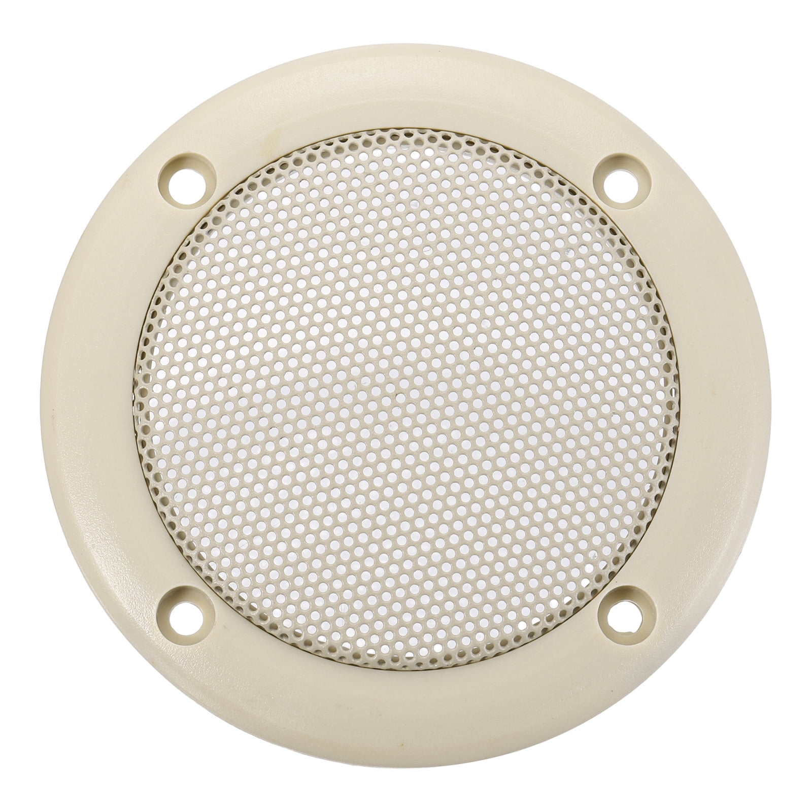 Metal Mesh Speaker Grills Covers, 3 Inch Decorative Subwoofer Guard Protector Case with ABS Plastic Frame for DIY Home Car Audio Stereo Speaker, Beige