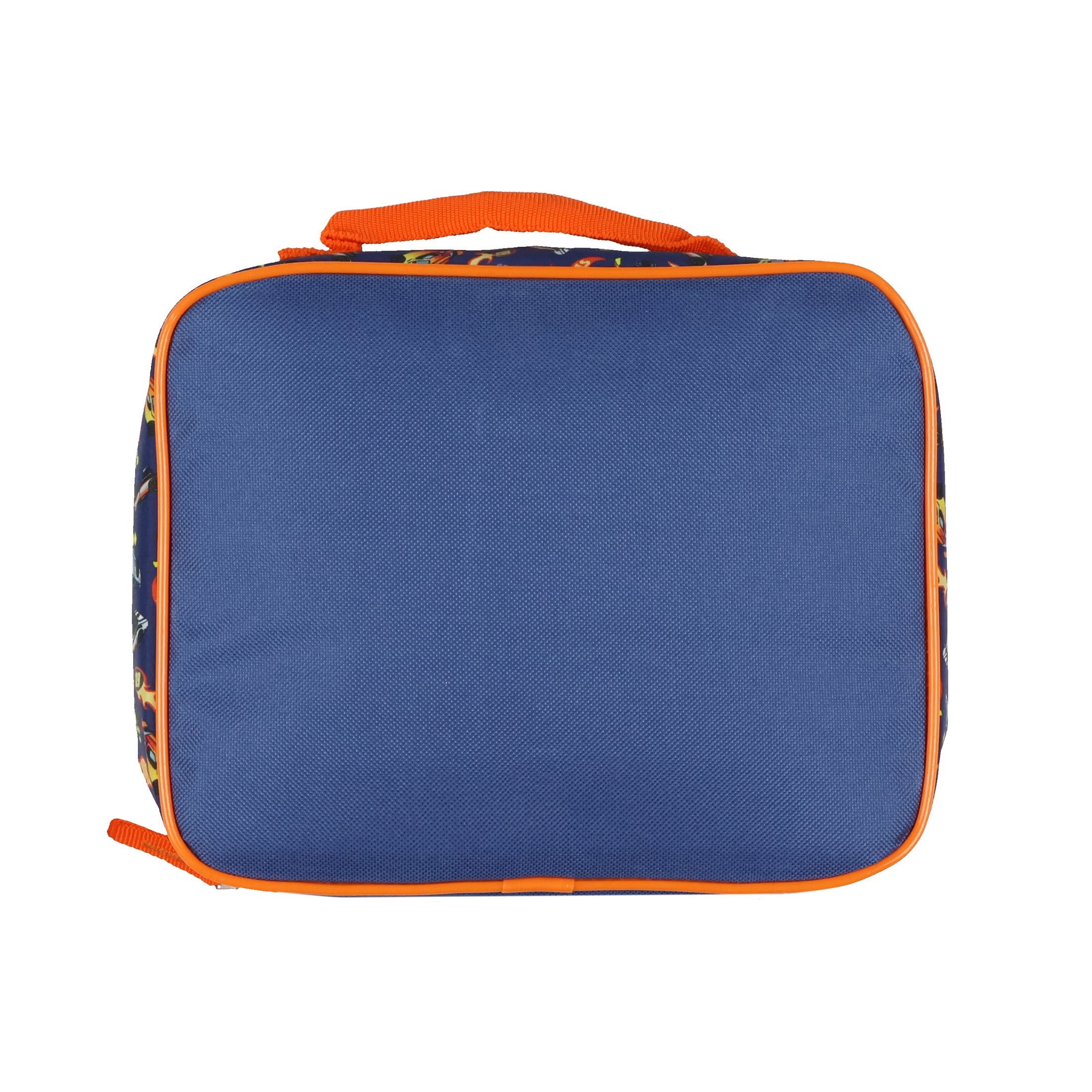 Hot Wheels Race To Win Lunch Box Full Zip Around Insulated Lunch Tote Bag For Hot and Cold Food 10"