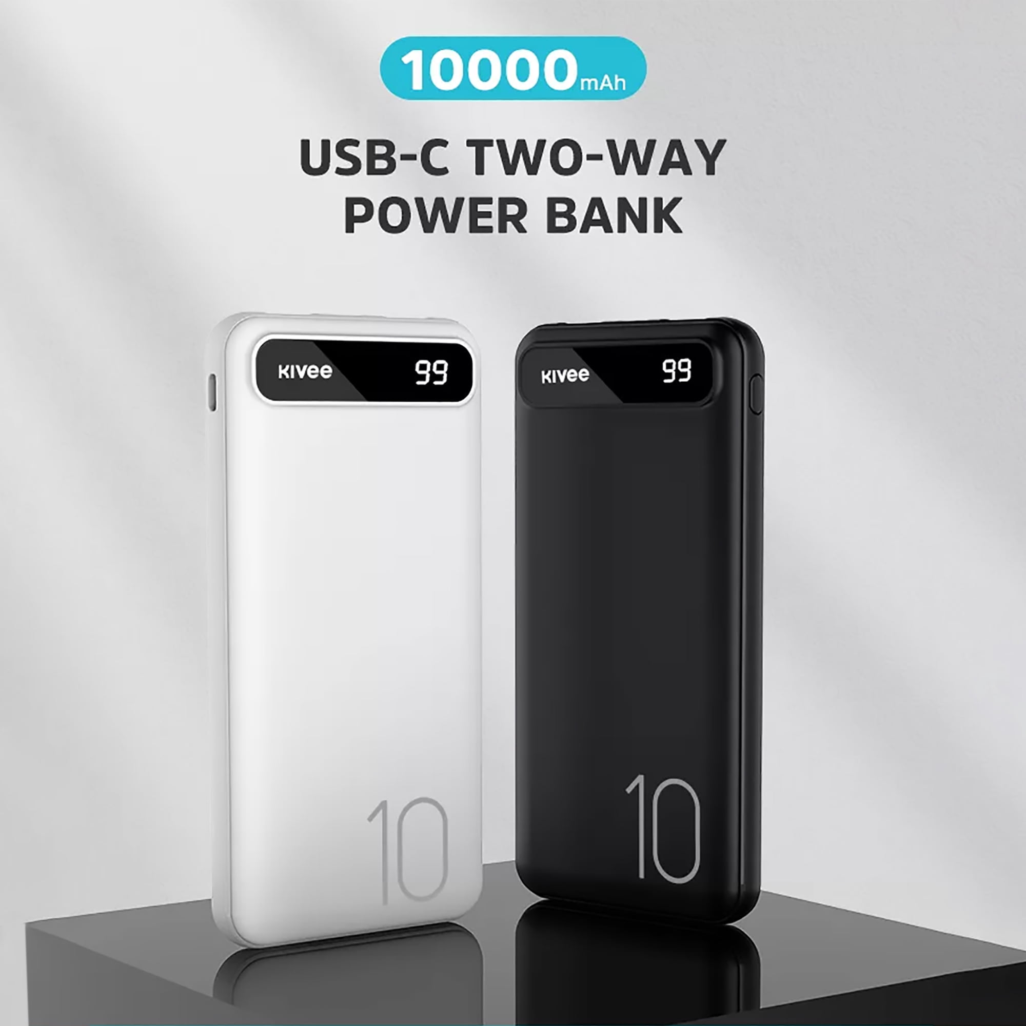 Power Bank 6000mAh Battery Pack TypeC Input with Dual USB Compatible