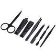 thumbnail image 3 of Juego de manicura, juego de pedicura Juego de pedicura Juego de manicura y pedicura Juego de viaje Kits de cuidado Estuche de viaje de cuero Kit de belleza de viaje, (paquete de 7) Xemadio LL-1693, 3 of 5