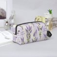 thumbnail image 6 of Uemuo Lavender Flowers Pattern Portable Toiletry Bags with Handle, Waterproof travel Make up Bags for Women, Large Capacity Travel Cosmetic Bags, 6 of 9